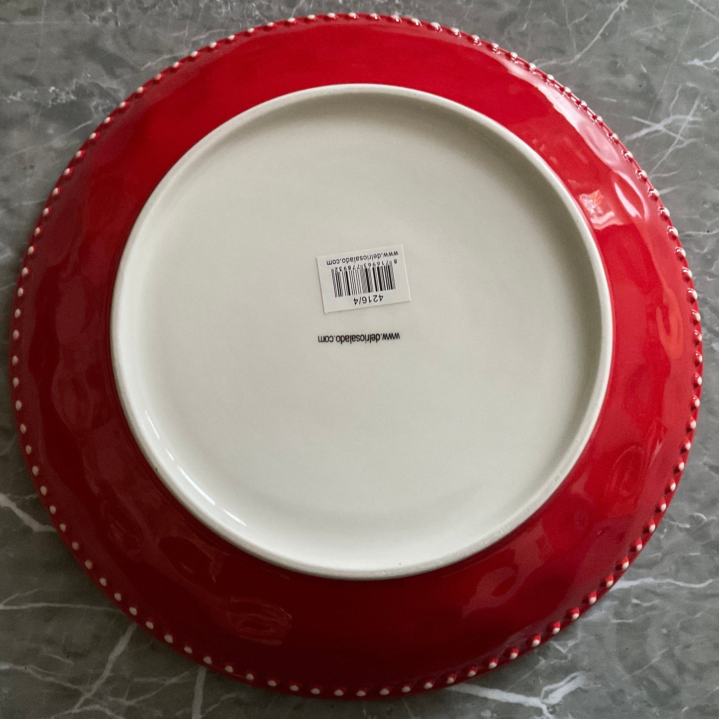 Större fat / låg skål i keramik